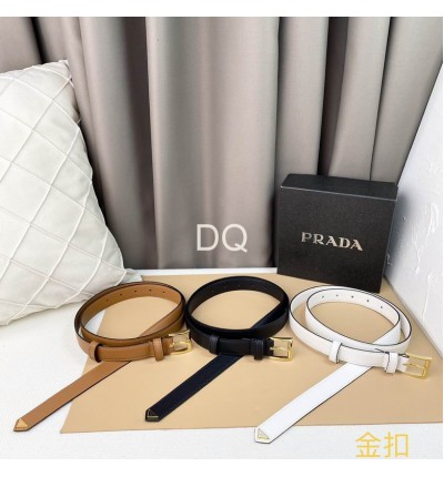 Prada belt 2cm 90-115 cm available size