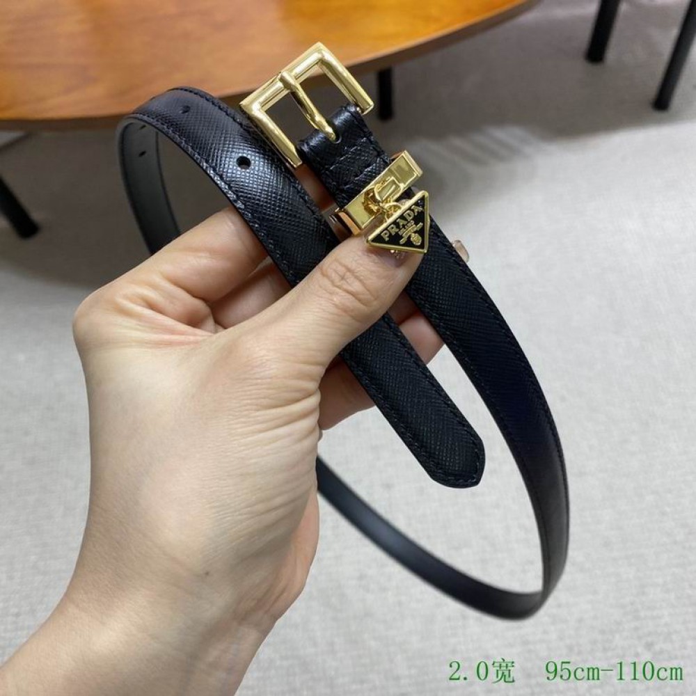 Prada belt 2cm 90-115 cm available size Accesories
