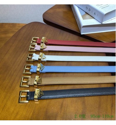 Prada belt 2cm 90-115 cm available size