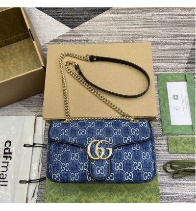 Gucci Marmont small shoulder bag 443497 26x15x7cm