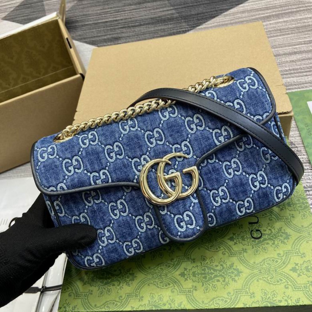 Gucci Marmont small shoulder bag 443497 26x15x7cm Bags