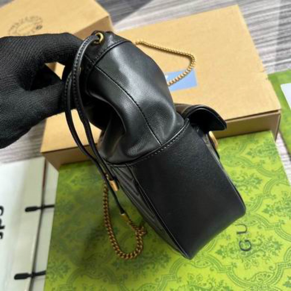 Gucci Marmont mini bucket bag 746433 W14.5cm x H20cm x D7.5cm Bags