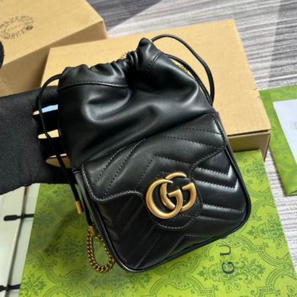 Gucci Marmont mini bucket bag 746433 W14.5cm x H20cm x D7.5cm Bags