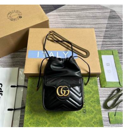 Gucci Marmont mini bucket bag 746433 W14.5cm x H20cm x D7.5cm