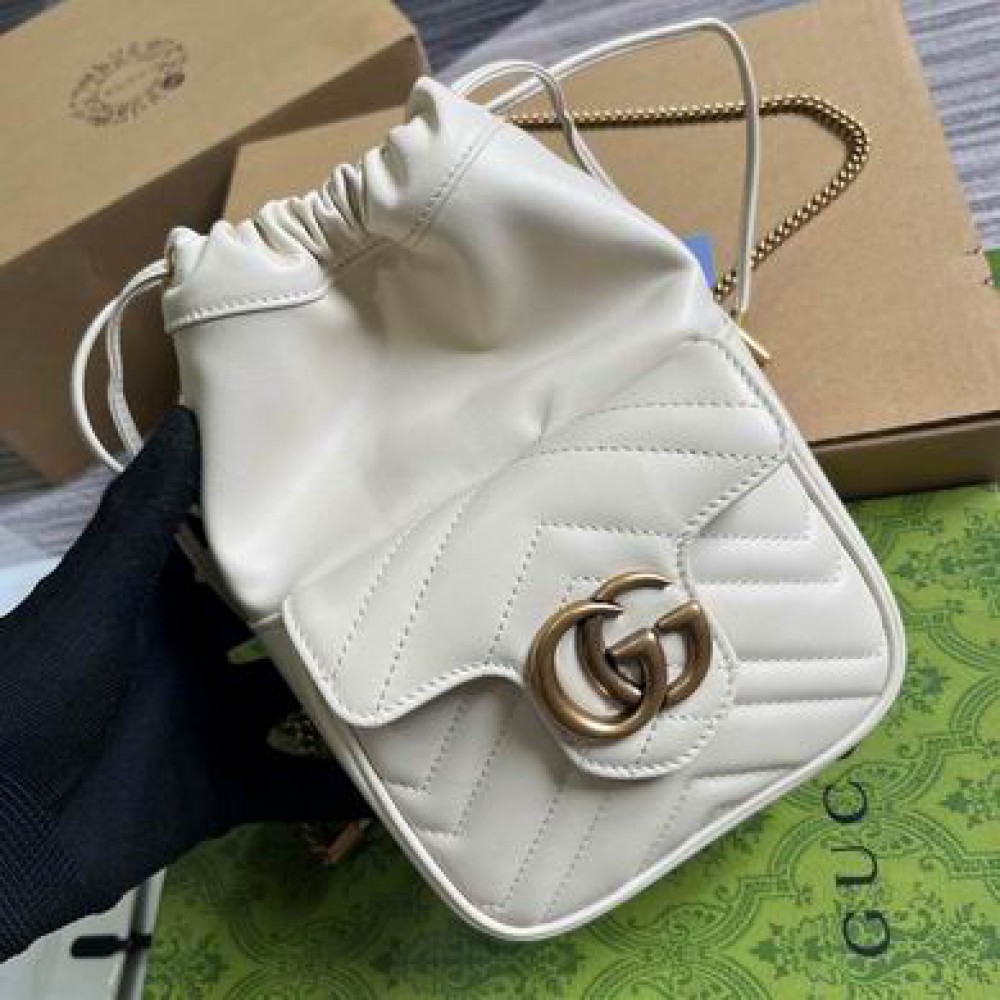 Gucci Marmont mini bucket bag 746433 W14.5cm x H20cm x D7.5cm Bags