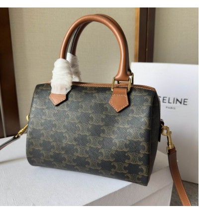 Celine small boston smooth calfskin 19.5x14x7.5cm