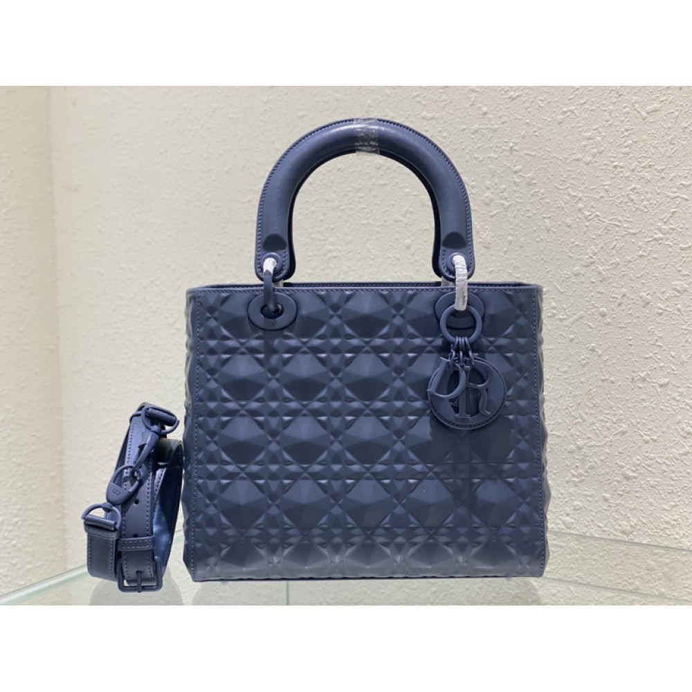 Dior Lady Medium Cannage Calfskin with Diamond Motif 24 x 21 x 12 cm Bags