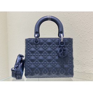 Dior Lady Medium Cannage Calfskin with Diamond Motif 24 x 21 x 12 cm Bags
