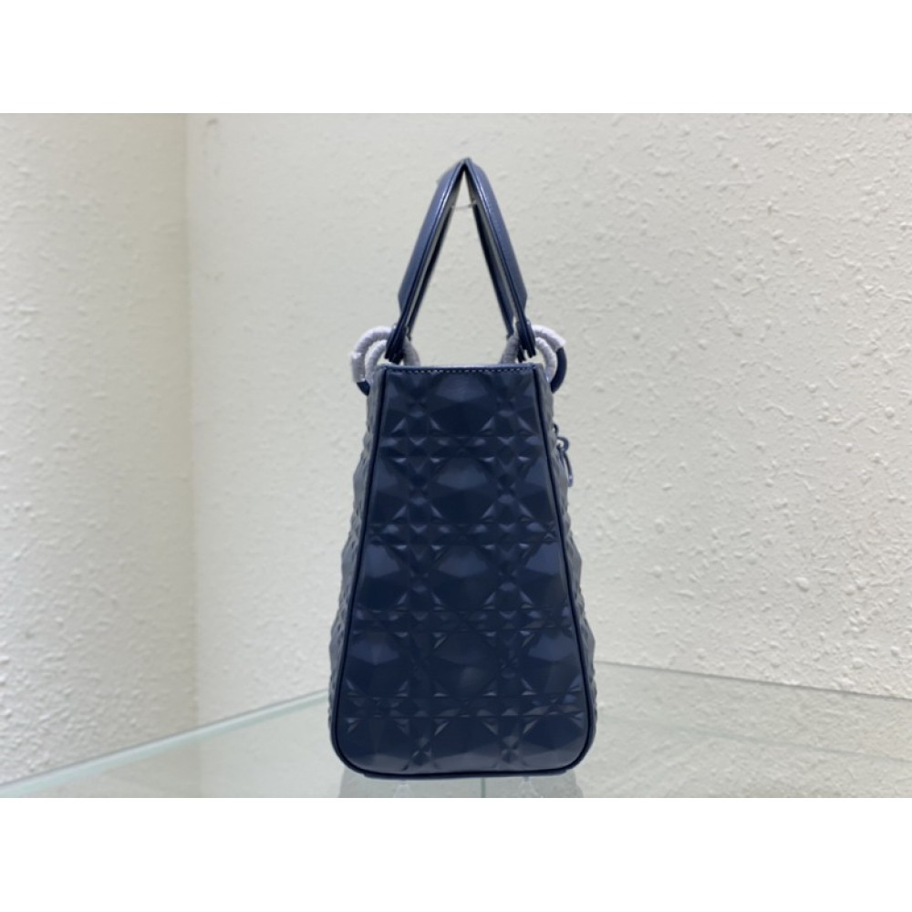 Dior Lady Medium Cannage Calfskin with Diamond Motif 24 x 21 x 12 cm Bags