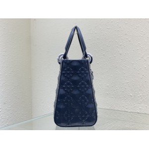 Dior Lady Medium Cannage Calfskin with Diamond Motif 24 x 21 x 12 cm Bags