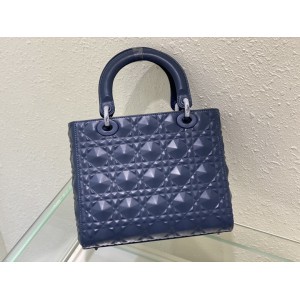 Dior Lady Medium Cannage Calfskin with Diamond Motif 24 x 21 x 12 cm Bags