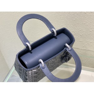 Dior Lady Medium Cannage Calfskin with Diamond Motif 24 x 21 x 12 cm Bags