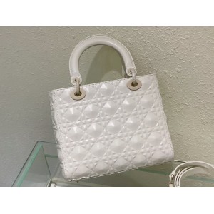 Dior Lady Medium Cannage Calfskin with Diamond Motif 24 x 21 x 12 cm Bags