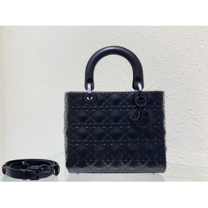 Dior Lady Medium Cannage Calfskin with Diamond Motif 24 x 21 x 12 cm Bags