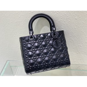 Dior Lady Medium Cannage Calfskin with Diamond Motif 24 x 21 x 12 cm Bags