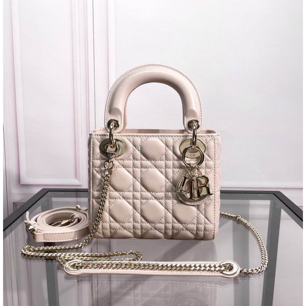 Dior Lady Mini Bag Cannage Lambskin 17 x 15 x 7 cm Bags