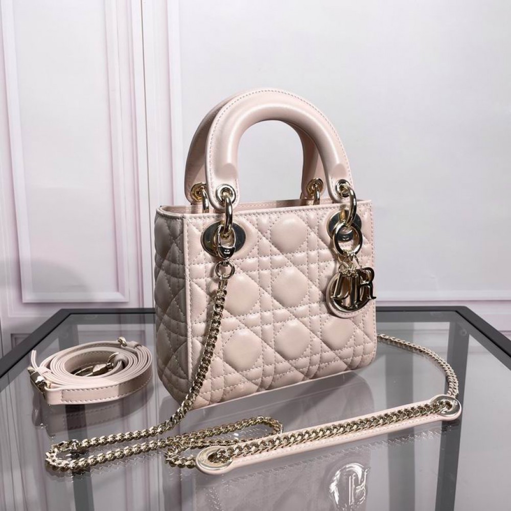Dior Lady Mini Bag Cannage Lambskin 17 x 15 x 7 cm Bags