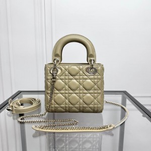 Dior Lady Mini Bag Cannage Lambskin 17 x 15 x 7 cm Bags