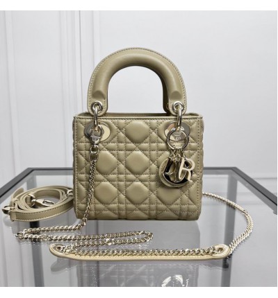 Dior Lady Mini Bag Cannage Lambskin 17 x 15 x 7 cm