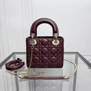 Dior Lady Mini Bag Cannage Lambskin 17 x 15 x 7 cm Bags