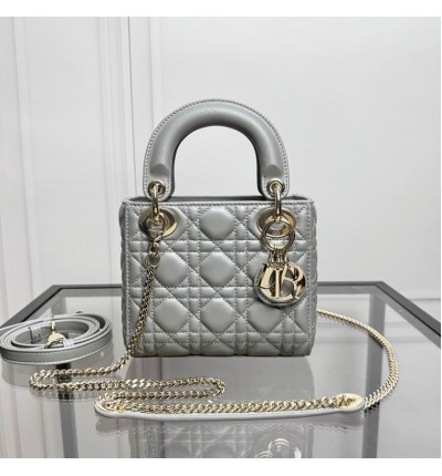 Dior Lady Mini Bag Cannage Lambskin 17 x 15 x 7 cm