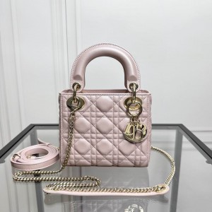 Dior Lady Mini Bag Cannage Lambskin 17 x 15 x 7 cm Bags