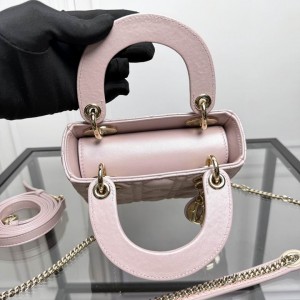 Dior Lady Mini Bag Cannage Lambskin 17 x 15 x 7 cm Bags