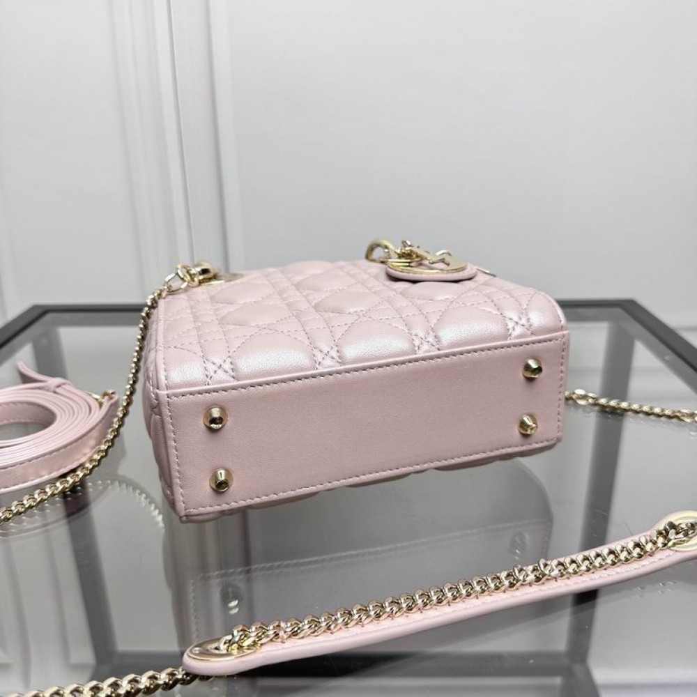 Dior Lady Mini Bag Cannage Lambskin 17 x 15 x 7 cm Bags