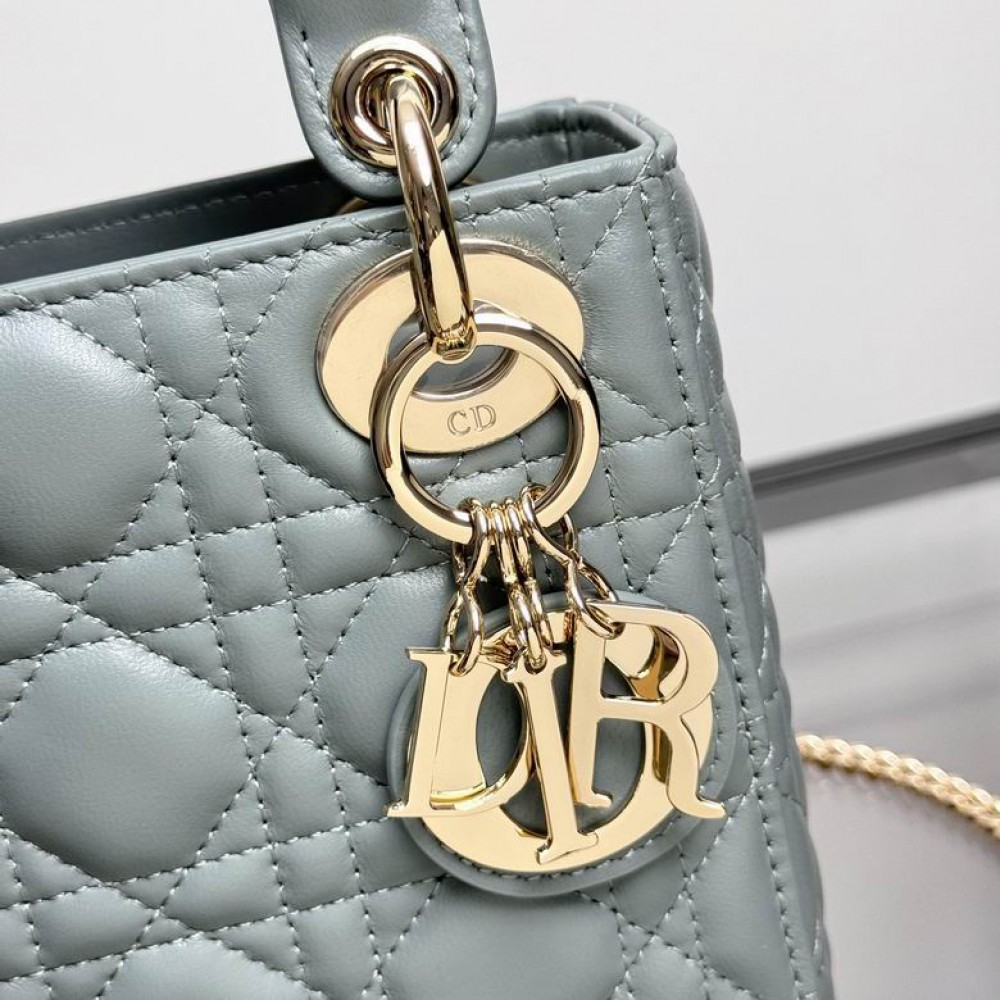 Dior Lady Mini Bag Cannage Lambskin 17 x 15 x 7 cm Bags