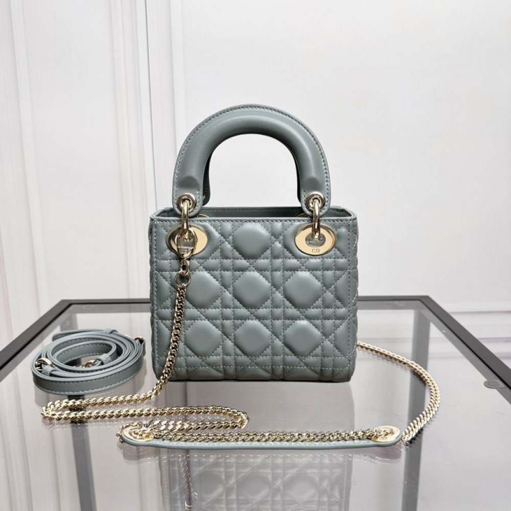 Dior Lady Mini Bag Cannage Lambskin 17 x 15 x 7 cm Bags
