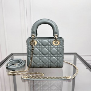Dior Lady Mini Bag Cannage Lambskin 17 x 15 x 7 cm Bags