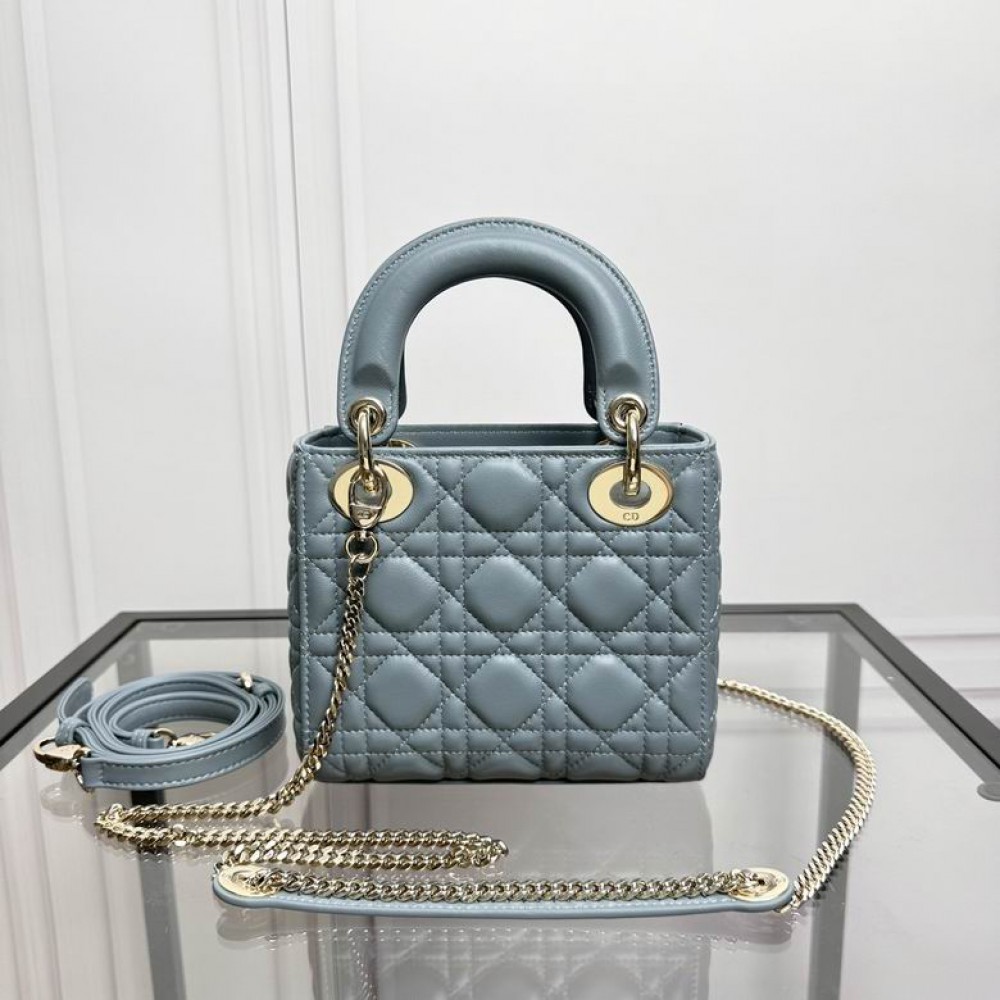 Dior Lady Mini Bag Cannage Lambskin 17 x 15 x 7 cm Bags