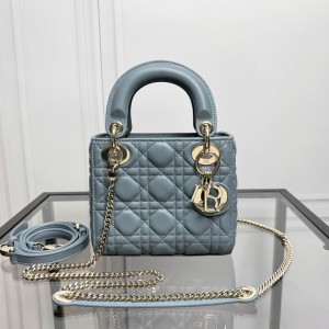 Dior Lady Mini Bag Cannage Lambskin 17 x 15 x 7 cm Bags
