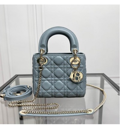 Dior Lady Mini Bag Cannage Lambskin 17 x 15 x 7 cm