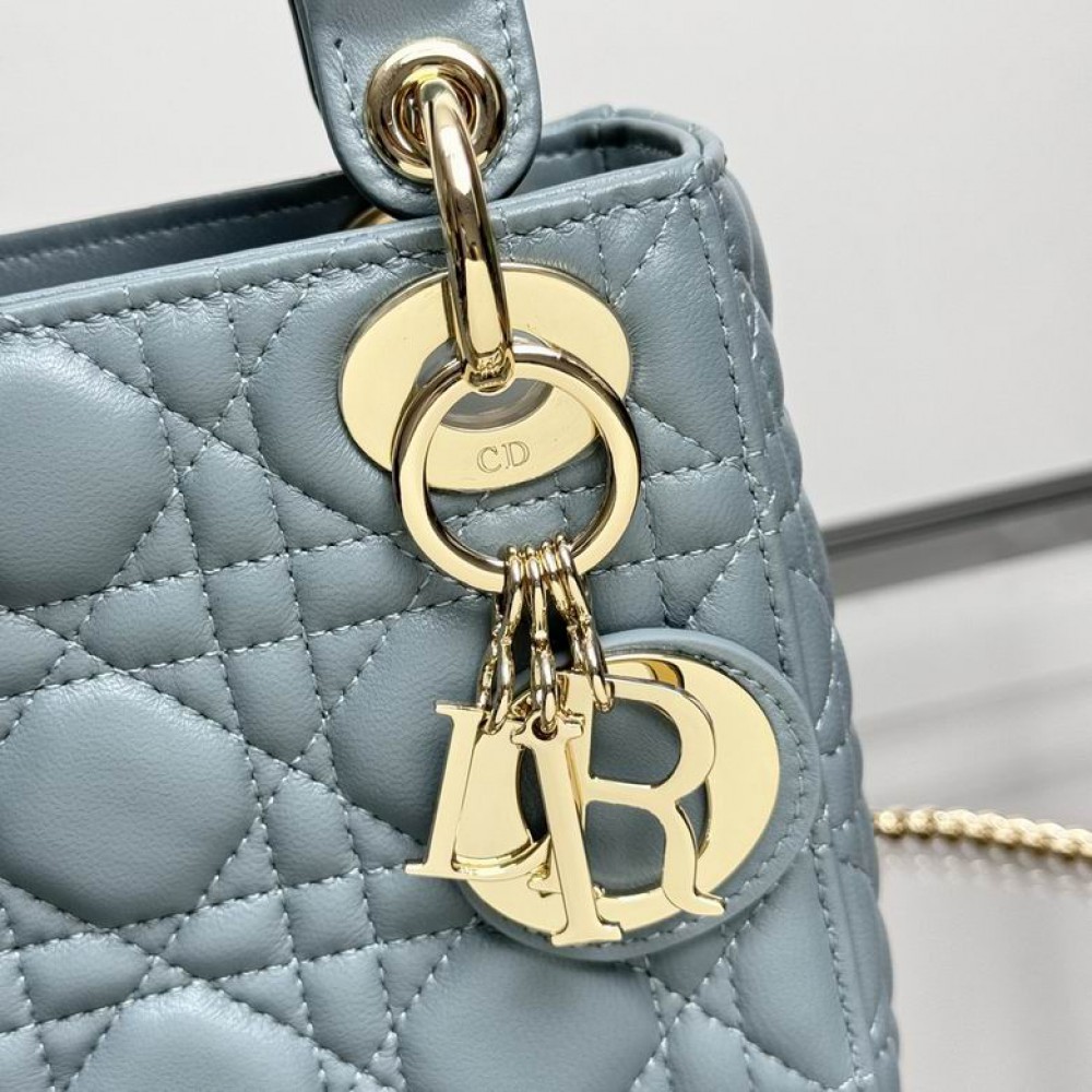 Dior Lady Mini Bag Cannage Lambskin 17 x 15 x 7 cm Bags