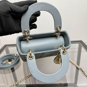 Dior Lady Mini Bag Cannage Lambskin 17 x 15 x 7 cm Bags