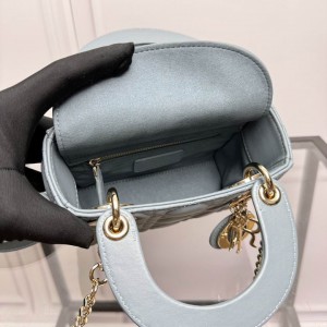 Dior Lady Mini Bag Cannage Lambskin 17 x 15 x 7 cm Bags