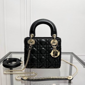 Dior Lady Mini Bag Cannage Lambskin 17 x 15 x 7 cm Bags