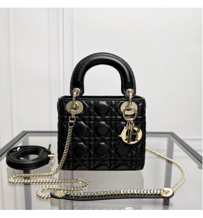 Dior Lady Mini Bag Cannage Lambskin 17 x 15 x 7 cm