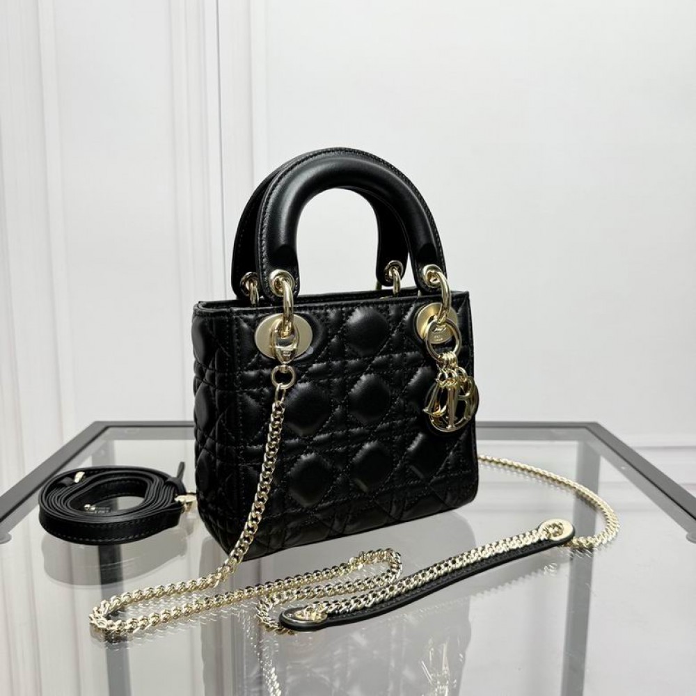 Dior Lady Mini Bag Cannage Lambskin 17 x 15 x 7 cm Bags