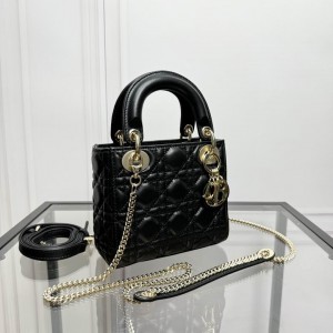 Dior Lady Mini Bag Cannage Lambskin 17 x 15 x 7 cm Bags