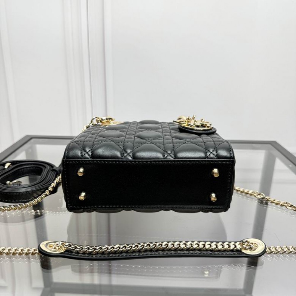 Dior Lady Mini Bag Cannage Lambskin 17 x 15 x 7 cm Bags