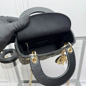 Dior Lady Mini Bag Cannage Lambskin 17 x 15 x 7 cm Bags
