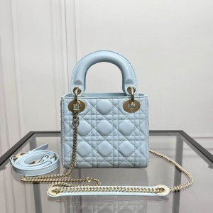 Dior Lady Mini Bag Cannage Lambskin 17 x 15 x 7 cm Bags