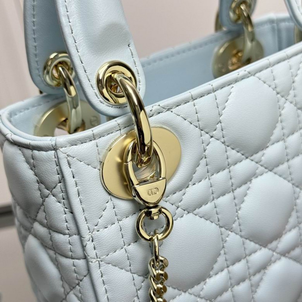 Dior Lady Mini Bag Cannage Lambskin 17 x 15 x 7 cm Bags