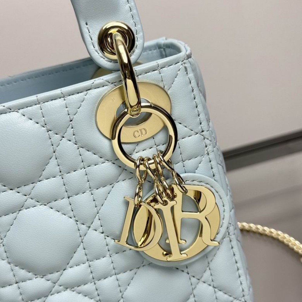 Dior Lady Mini Bag Cannage Lambskin 17 x 15 x 7 cm Bags