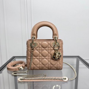 Dior Lady Mini Bag Cannage Lambskin 17 x 15 x 7 cm Bags