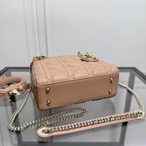Dior Lady Mini Bag Cannage Lambskin 17 x 15 x 7 cm Bags