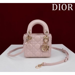 Dior Lady Micro Bag Cannage Lambskin 12 x 10.2 x 5 cm Bags