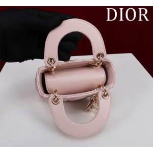 Dior Lady Micro Bag Cannage Lambskin 12 x 10.2 x 5 cm Bags